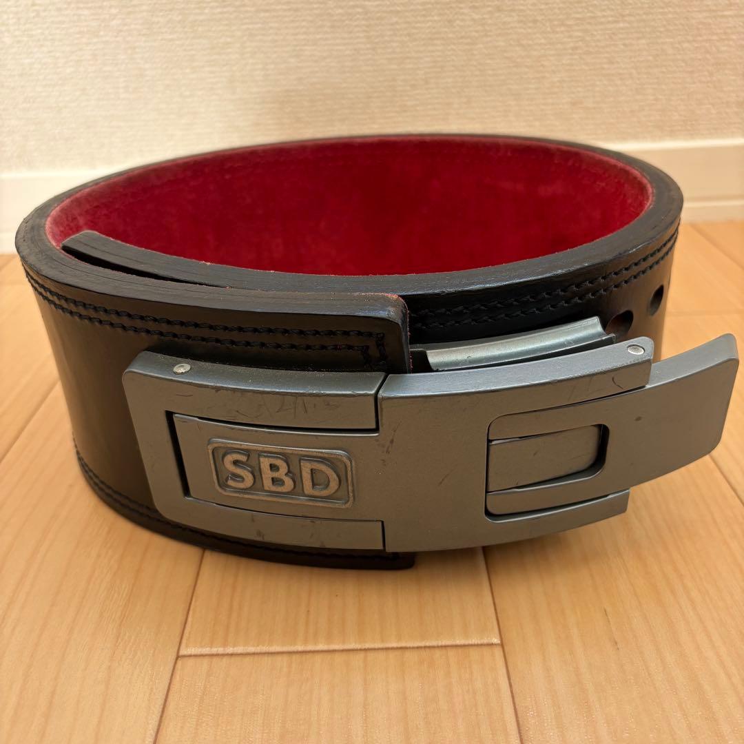 SBD パワーベルト 黒/赤 sサイズ SBD Apparel Japan
