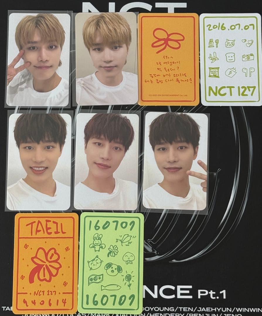 NCT127☆7周年 6周年 MD☆Lucky Card Set テイル - メルカリ