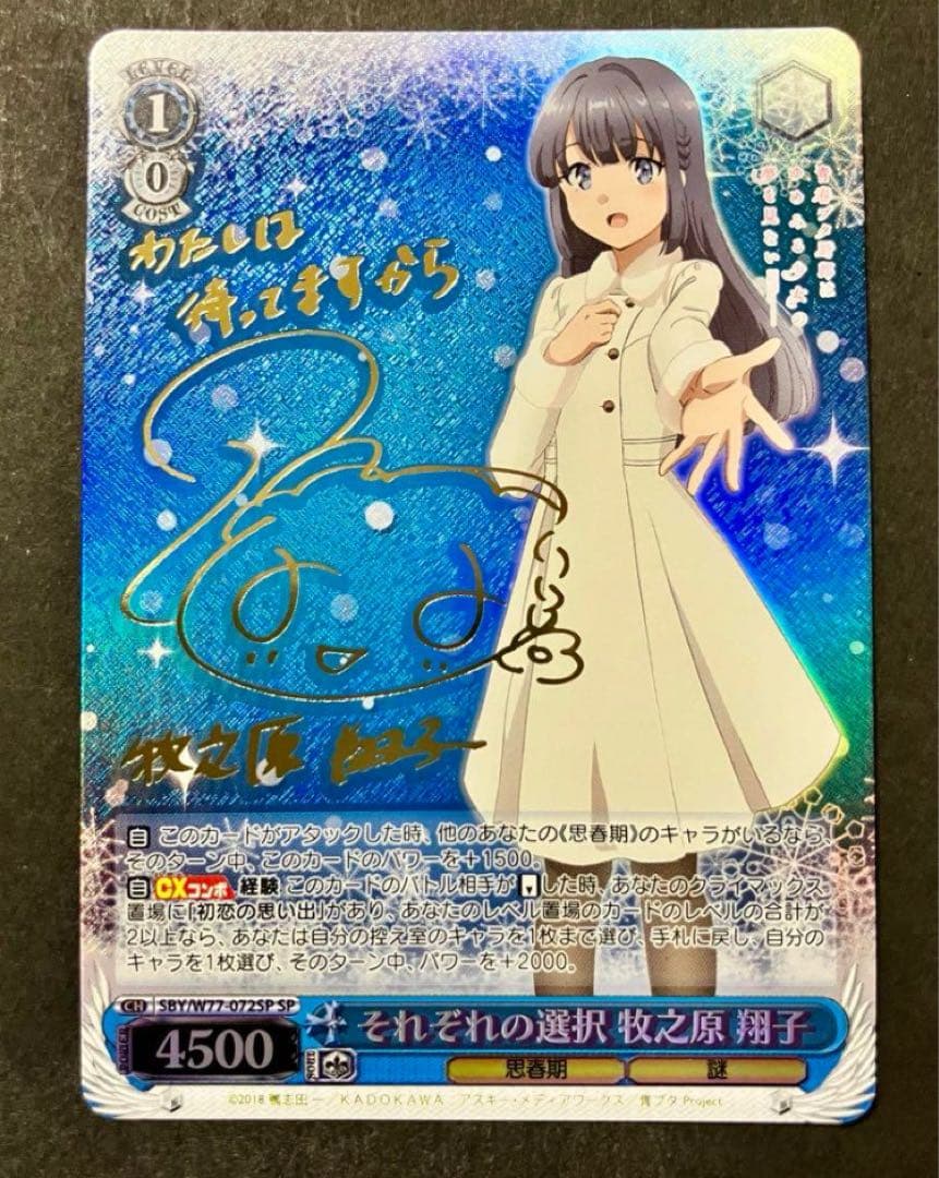 それぞれの選択 牧之原 翔子 SP サイン Amazon.co.jp: それぞれの選択 牧之原 翔子 SP サイン 青ブタ : おもちゃ
