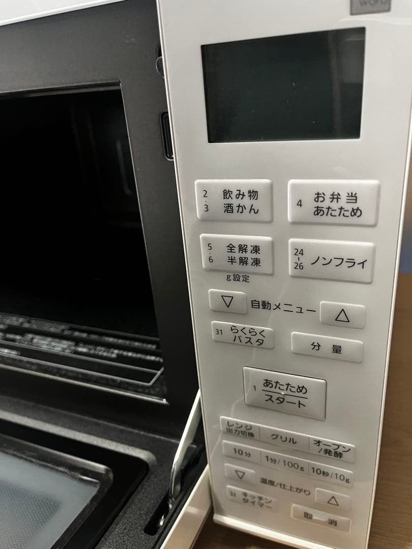 美品 Panasonic 電子レンジ 動作確認済み NE-MS23E7-KW - メルカリ