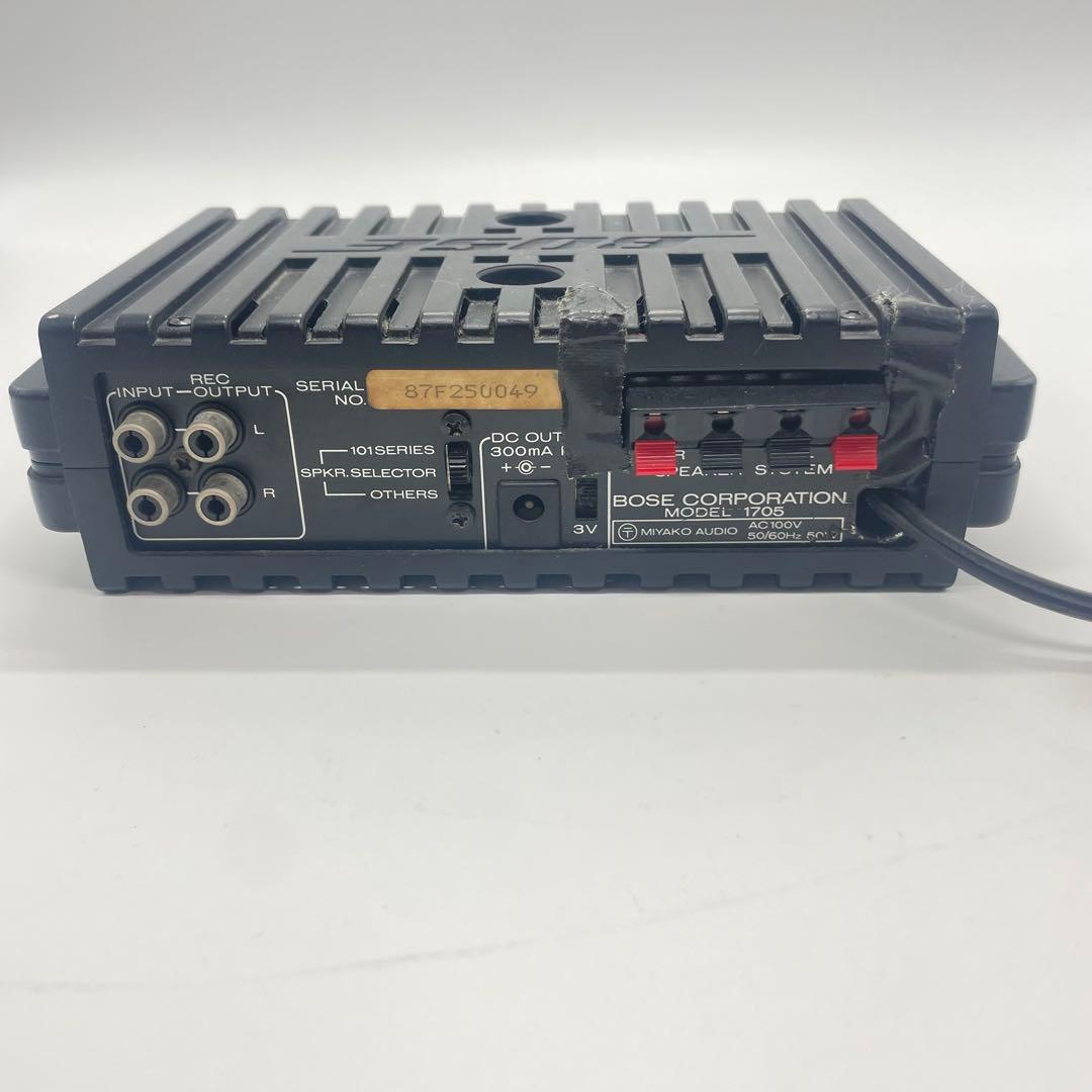 ◯BOSE パワーアンプ コンパクトデザイン 1705 ステレオ オーディオ