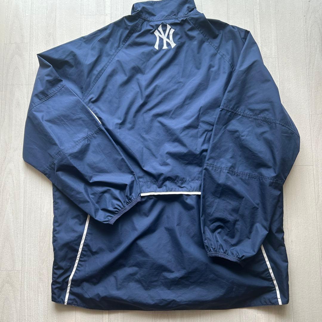 Nike Yankees ハーフジップジャケット プルオーバー M ネイビー 野球