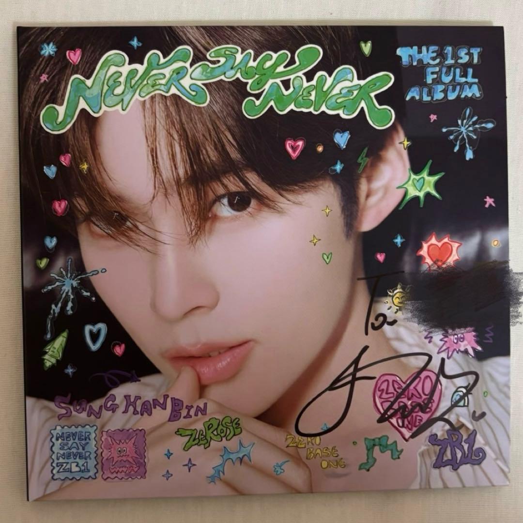 ZEROBASEONE ゼベワン ハンビン 直筆サイン アルバム - メルカリ