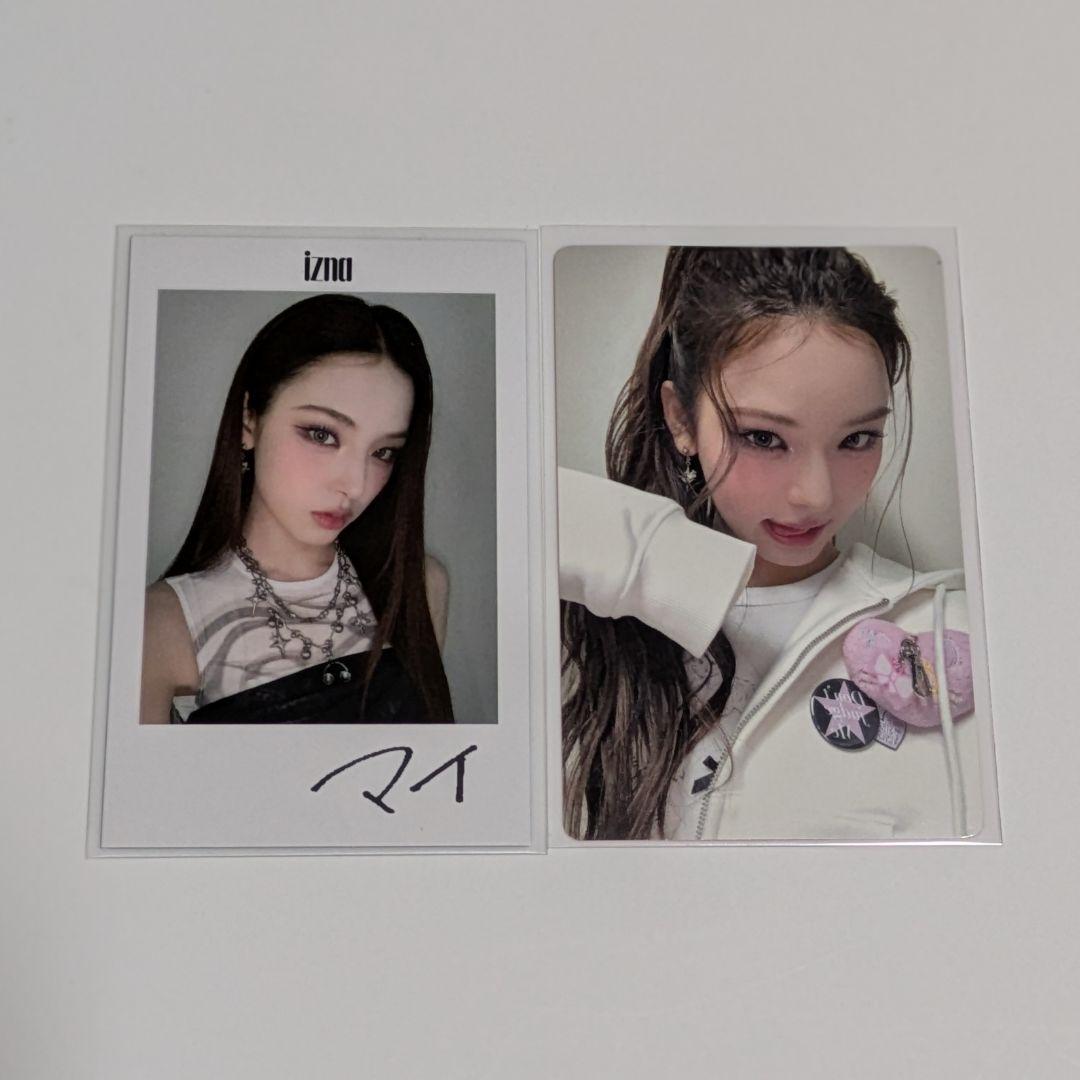 izna マイ トレカ ファンコン CD2枚同時購入特典 チェキ風 - メルカリ