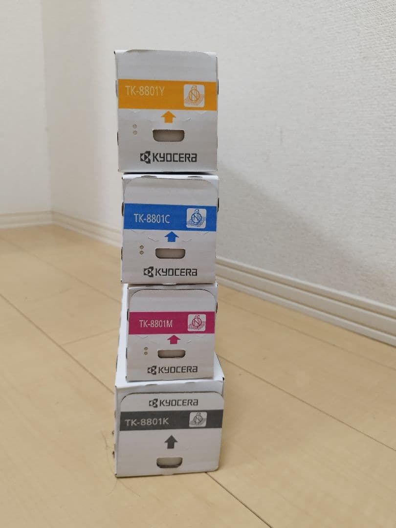 No3【新品未開封】TK-8801 京セラ純正トナー YMCK