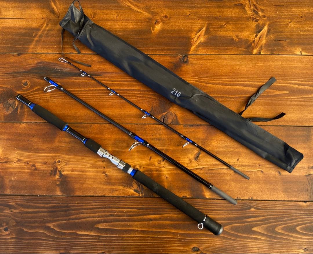 新品未使用　2.1M ジギングロッド　船釣り パックロッド　スロージギング