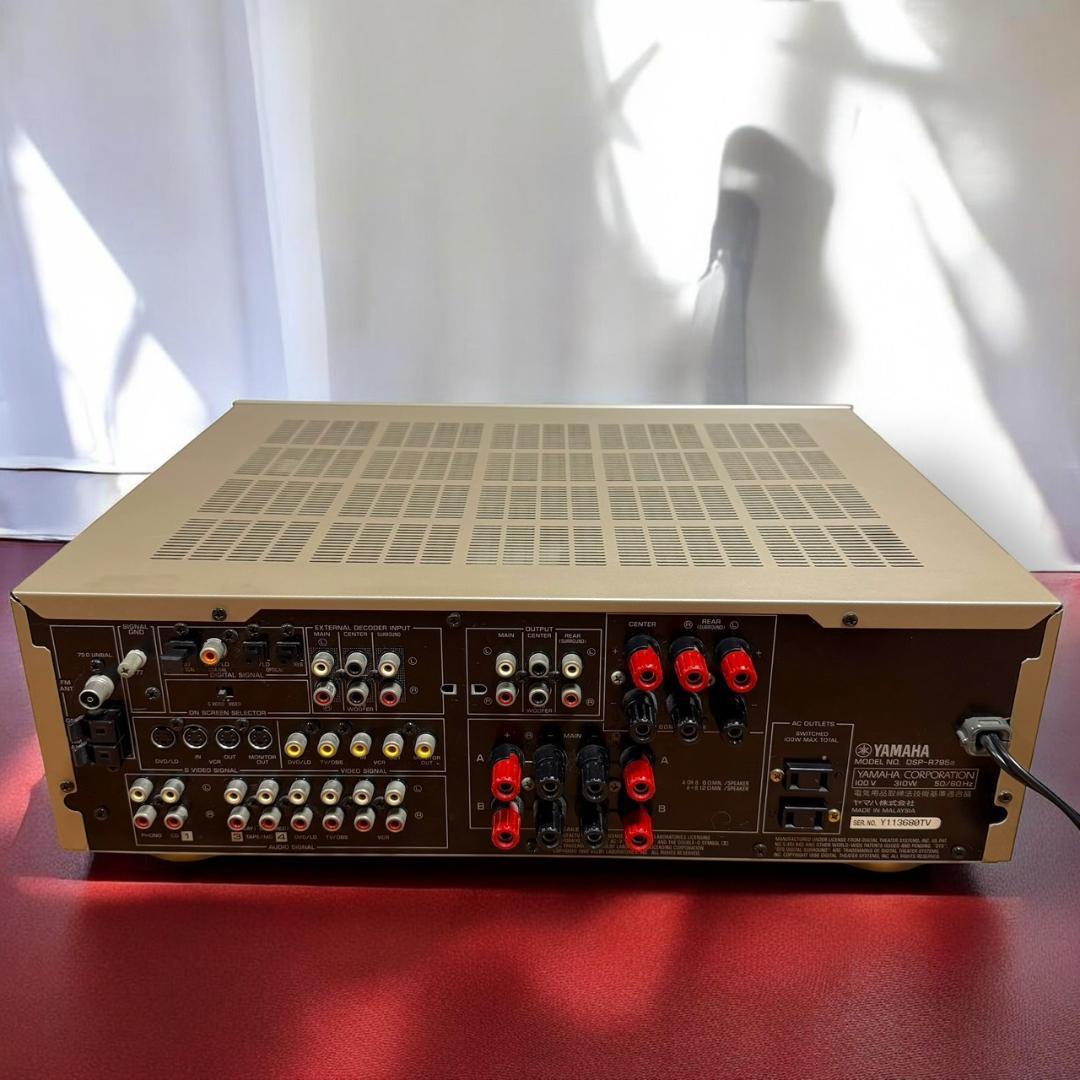 ☆極美品 ヤマハ DSP-R795a 5ch AVアンプ リモコン 説明書 付き - メルカリ