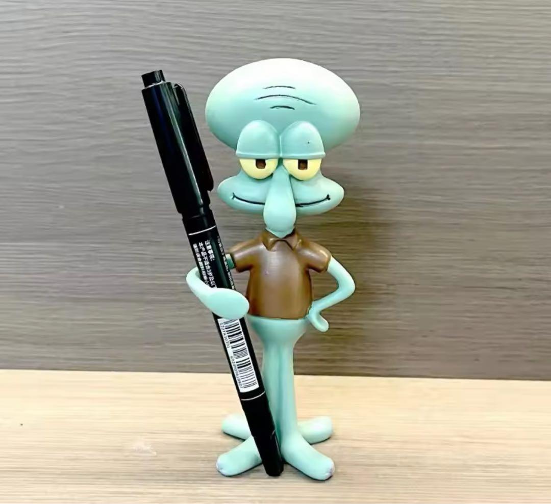 スポンジボブ イカルゴ ペン立て 置き物 ☆24時間以内発送☆ - メルカリ
