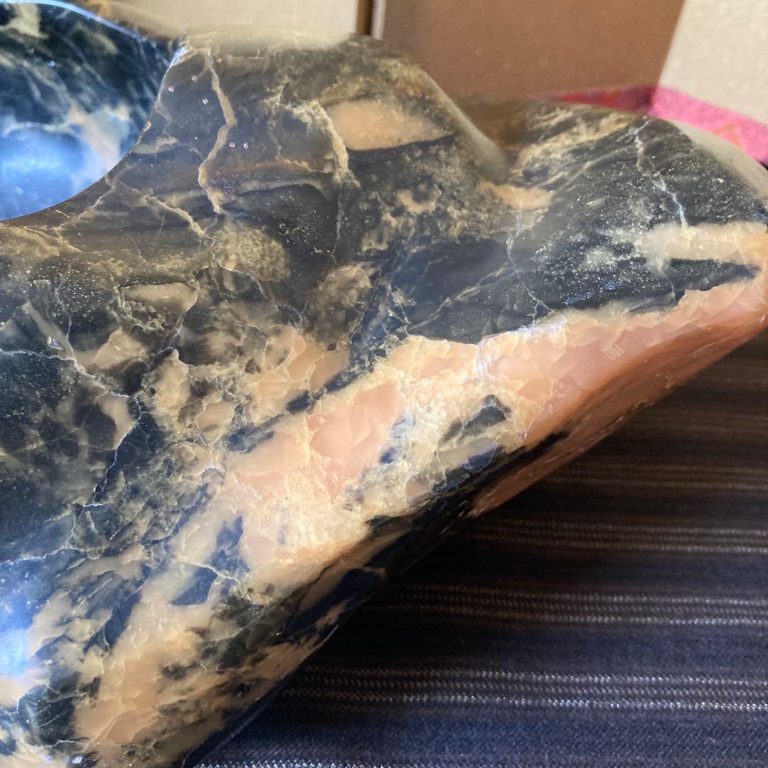 趣ある溜まり石　鑑賞石　水石　9.6kg