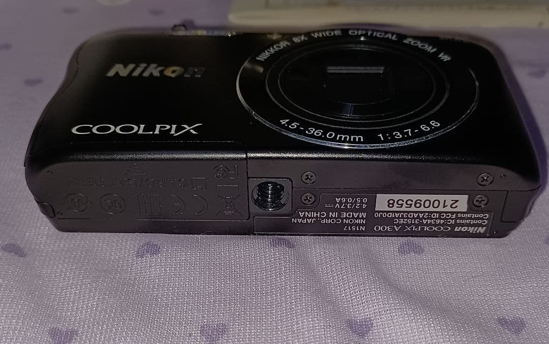 Nikon COOLPIX A300 コンパクトデジタルカメラ ブラック - メルカリ