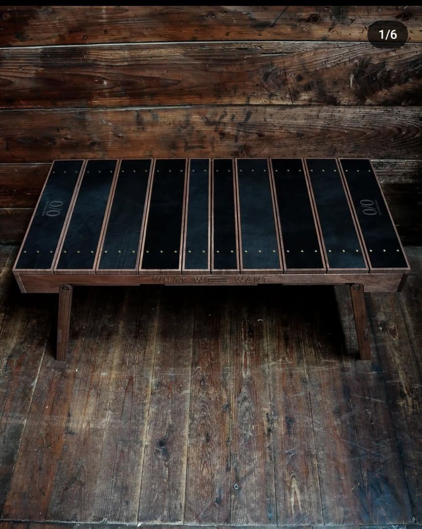 nerudesignworks × what we wantテーブル黒　ケース付 EXTENSIONCASE_KBC-61M_fc516bb4