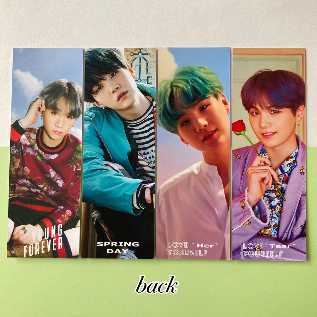 BTS SUGA ユンギ 4カットロングフォトカードセット - メルカリ