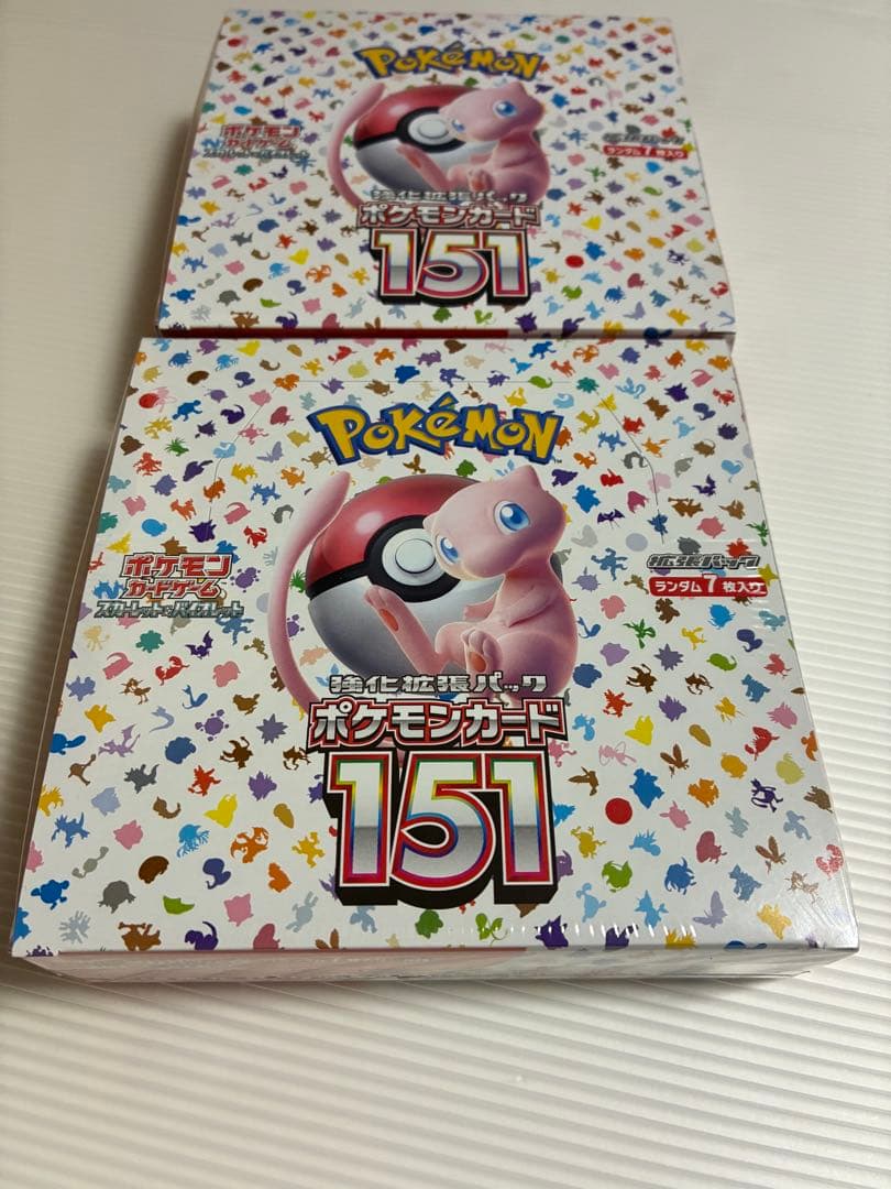 ポケモンカード151 シュリンク付き ２BOX 新品未使用 ポケモンカードゲーム ポケモンカード151 BOX シュリンク付き 新品 未