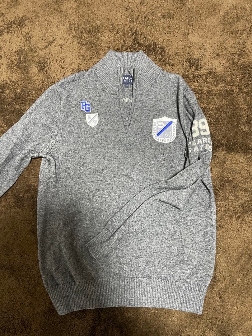 PEARLY GATES グレー セーター サイズ4 - メルカリ