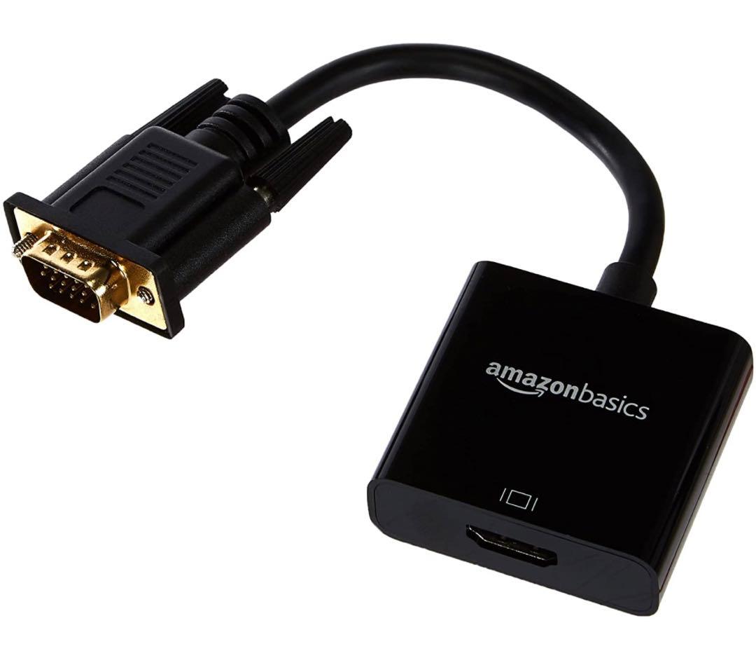 コンパクトアダプター Amazonベーシック オーディオポート付き 3.5mm