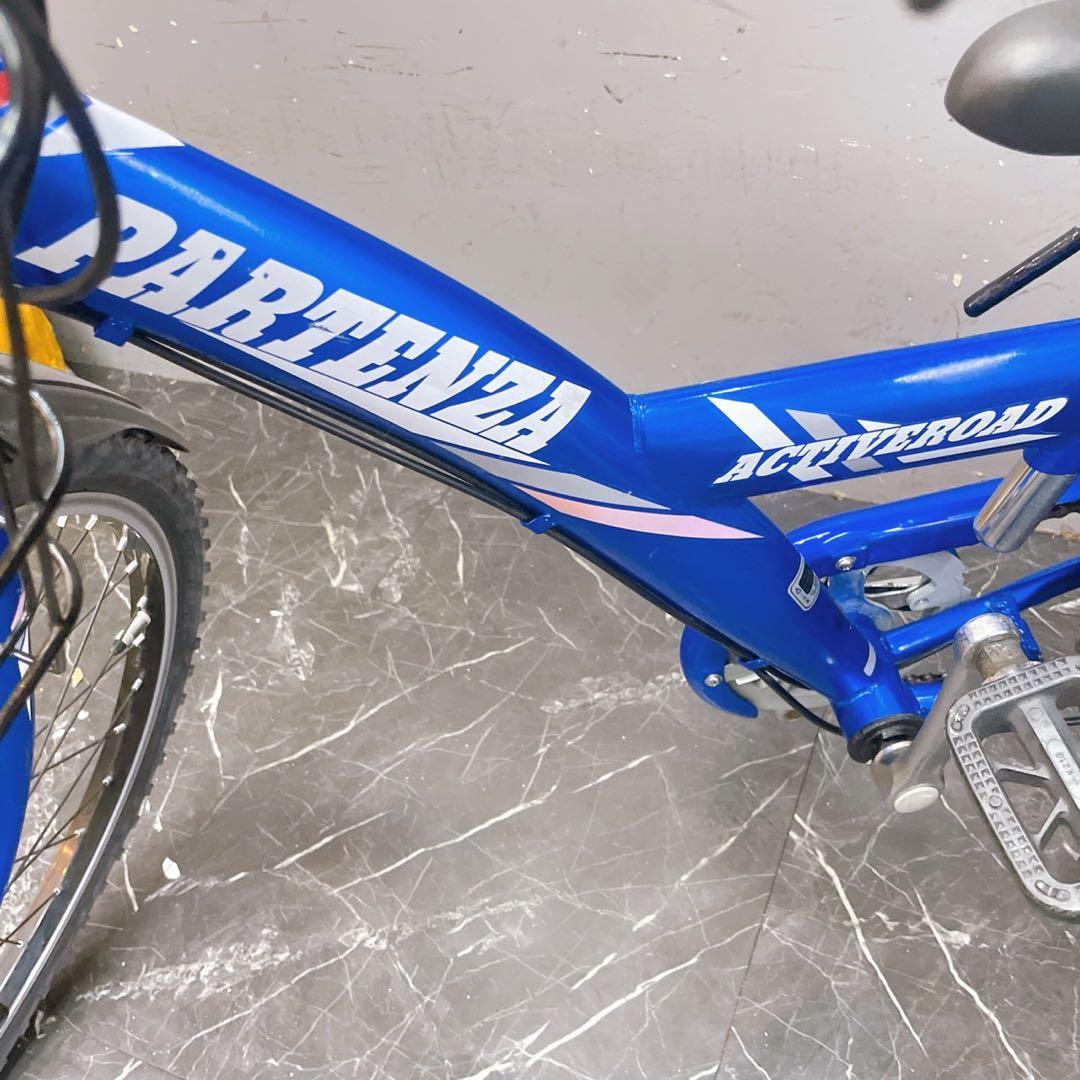 【957】《限定価格》子供用自転車 子供車 PARTENZA ブルー 24インチ