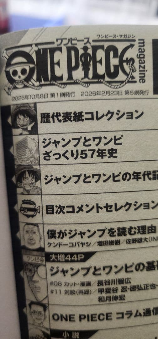 ONE PIECE magazine 20号【新品未開封付録付き】プロモ付録 - メルカリ