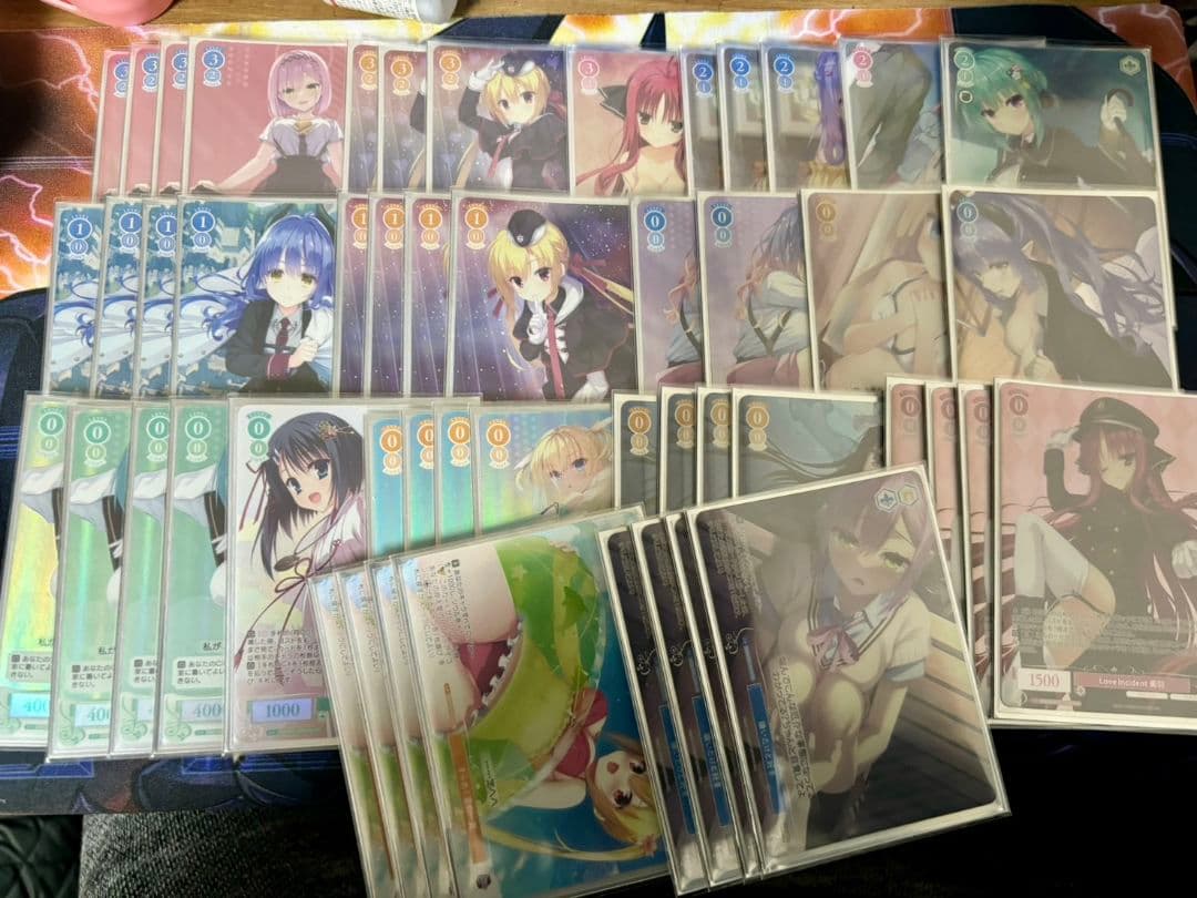 ヴァイスシュヴァルツロゼ　ゆずソフト　枝門デッキ　フルホイル　高レア ヴァイスシュヴァルツロゼ トライアルデッキ ゆずソフト [ブシロード