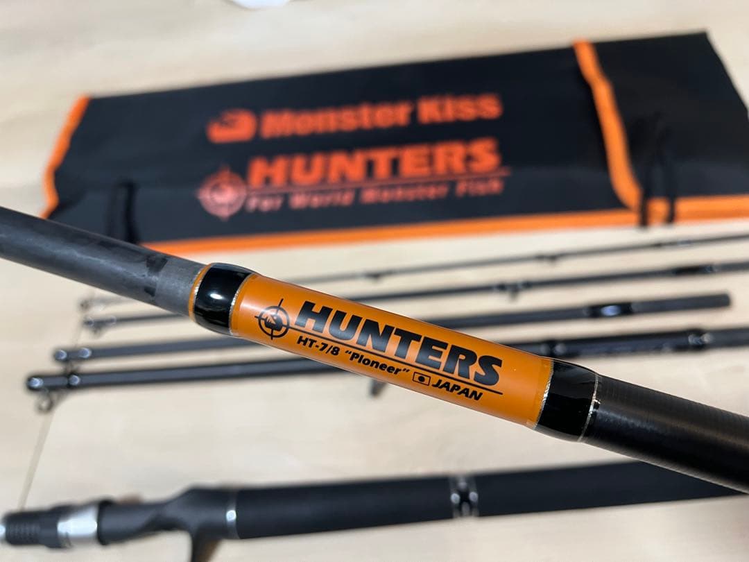 モンスターキス HUNTERS HT-7/8 ベイトロッド5-6ピース　美品