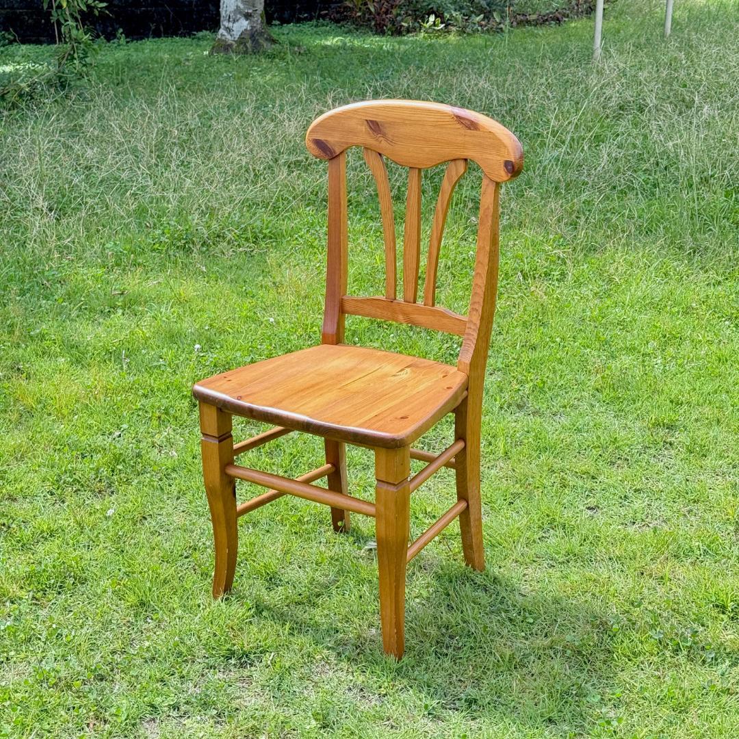 カントリー家具　ナチュラルな佇まいのダイニングチェア　パイン材 楽天市場】[最大10%OFF 11日1:59迄]【2脚セット】 カントリー