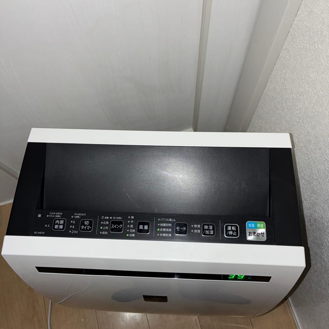 SHARP プラズマクラスター KC-HD70-W 除加湿空気清浄機 19年製 - メルカリ