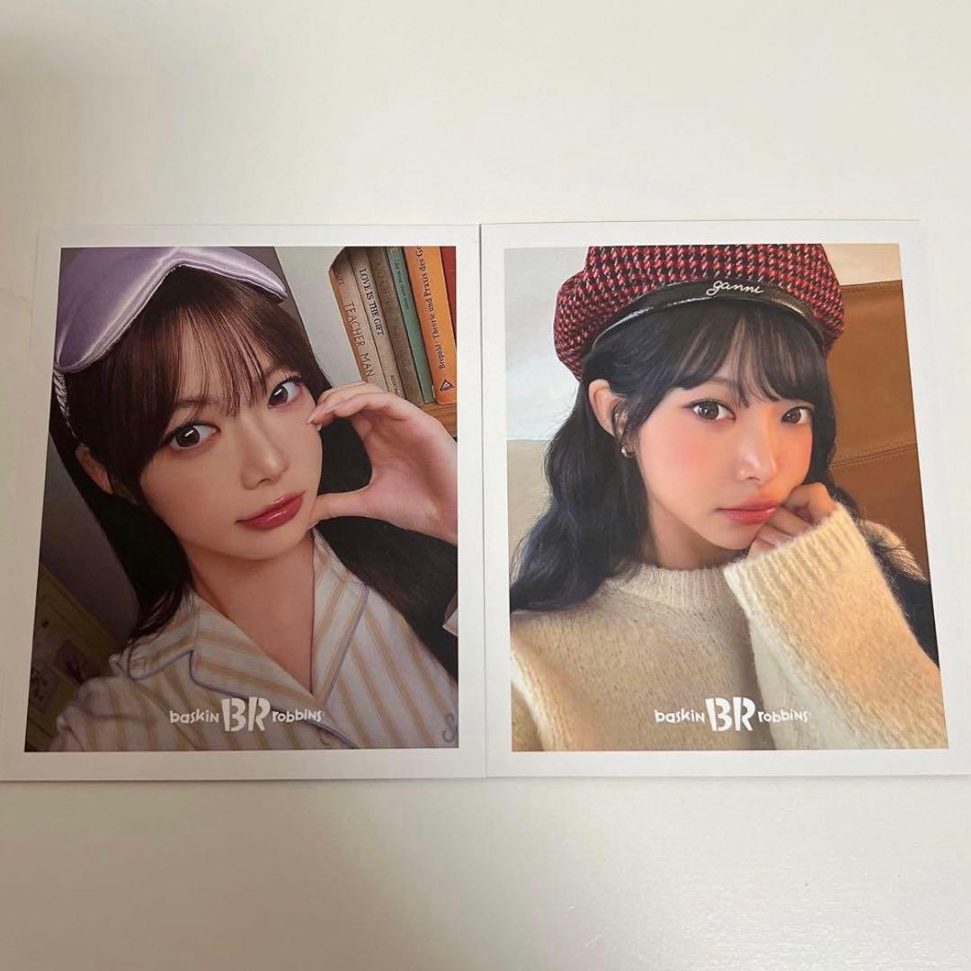 LESSERAFIM サーティワン ミニセルフィー カード ウンチェ セット