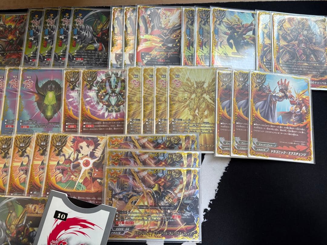 バディファイト 五角デッキ 二重スリーブ、ライフカウンター付き