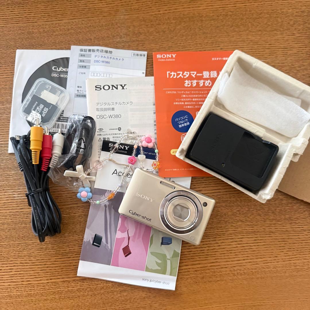 SONY デジタルカメラ cyber-shot DSC-W380 付属品全てあり - メルカリ