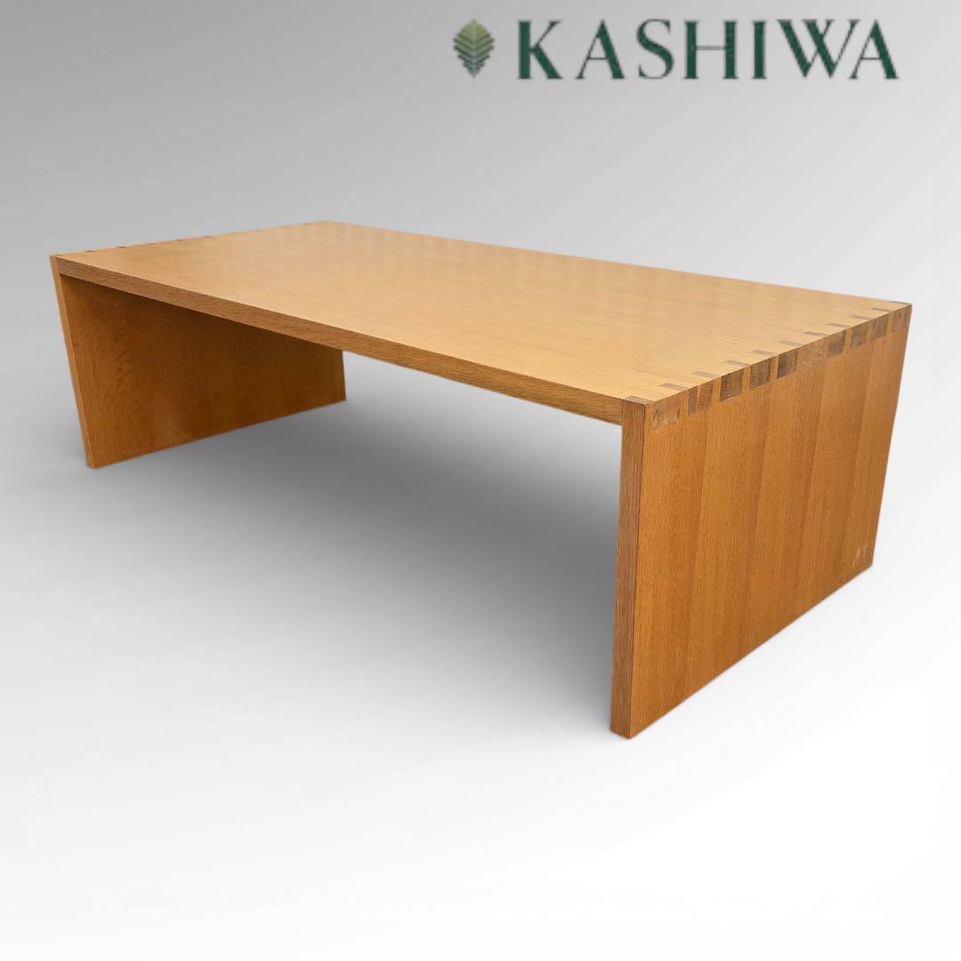 美品 柏木工 ローテーブル センターテーブル オーク 無垢材 - メルカリ