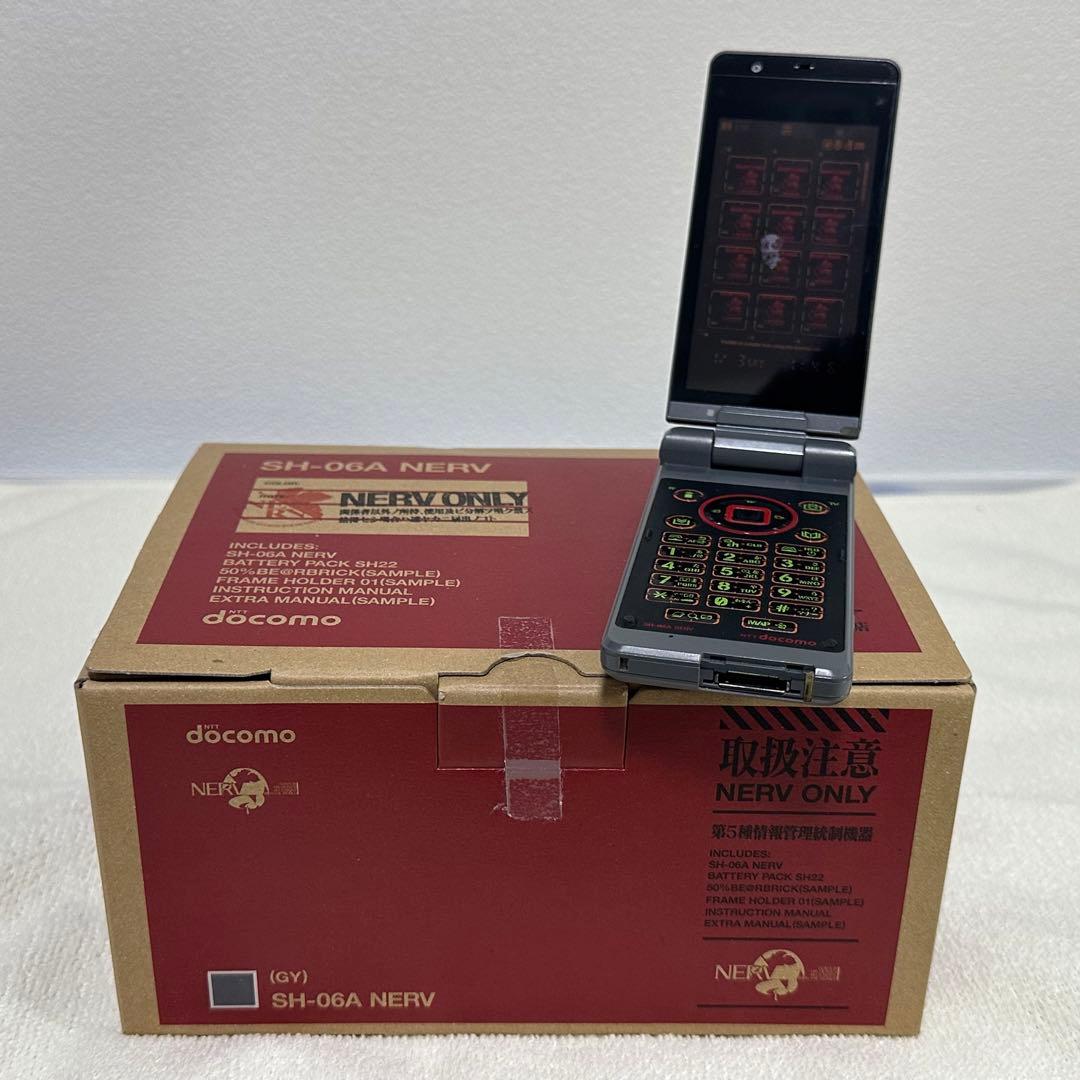 SH-06A NERV エヴァンゲリオン ガラケー 携帯電話 - メルカリ