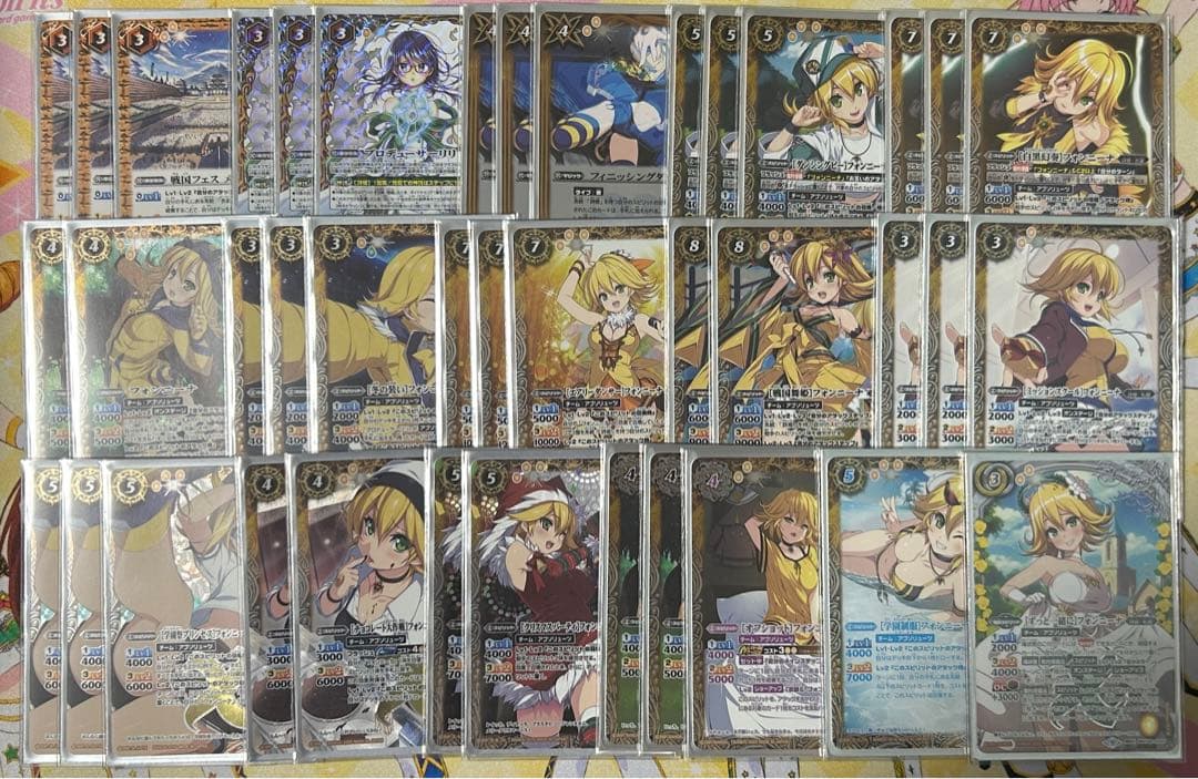 BS バトスピ 詩姫 フォンニーナ デッキ ＋ 差し替えパーツ 13枚 - メルカリ