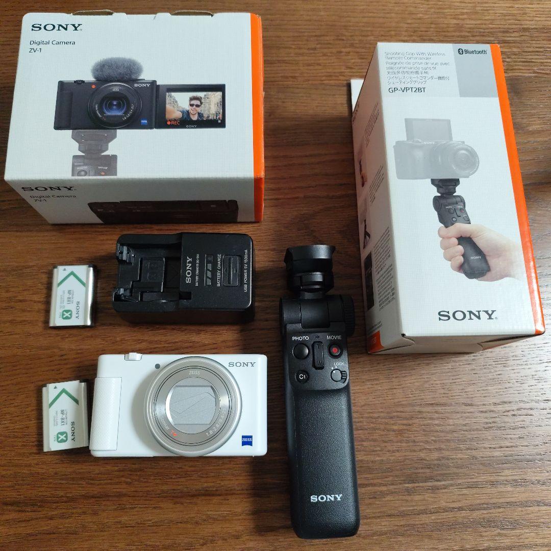 SONY ZV-1 コンデジ　シューティンググリップ付き（GP-VPT2BT） GP-VPT2BT | デジタル一眼カメラα（アルファ） | ソニー