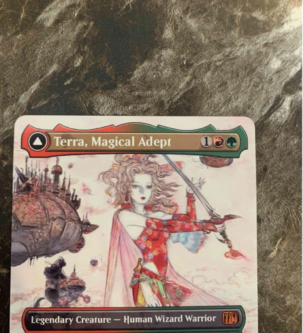 MTG ff 魔導戦士、ティナ 天野喜孝 ギャザリング ボーダーレス 英語