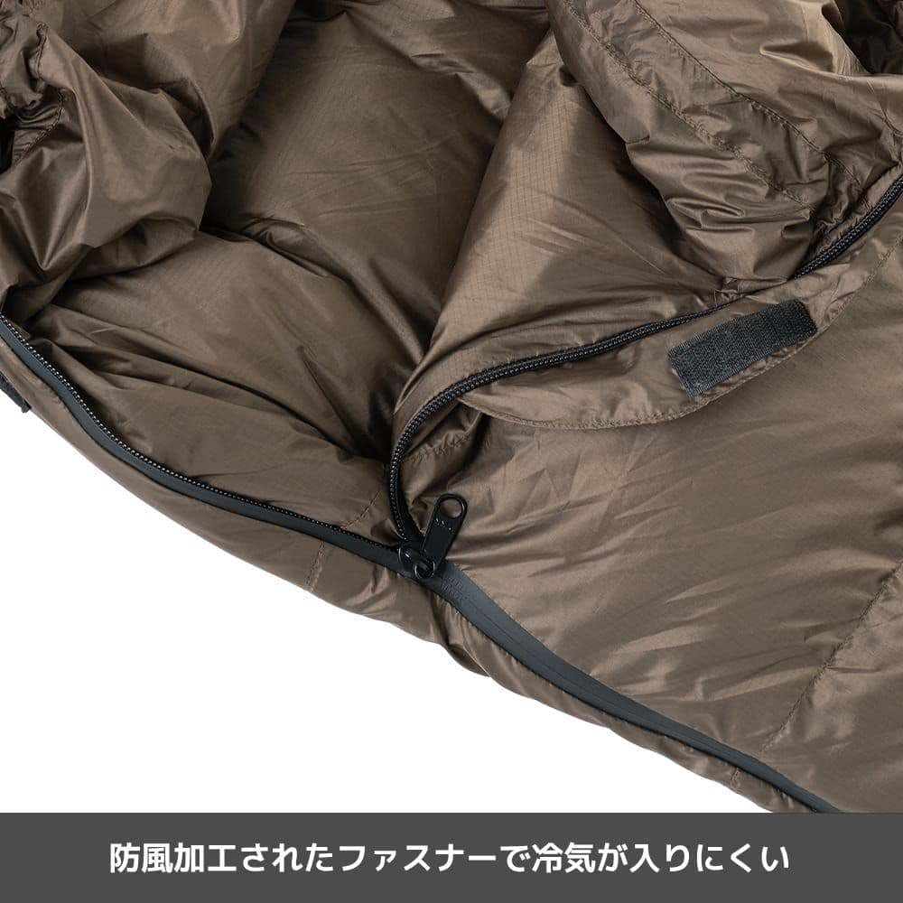 ワークマン 1200フュージョンダウン+(プラス)シュラフ FCS06＋ 寝袋