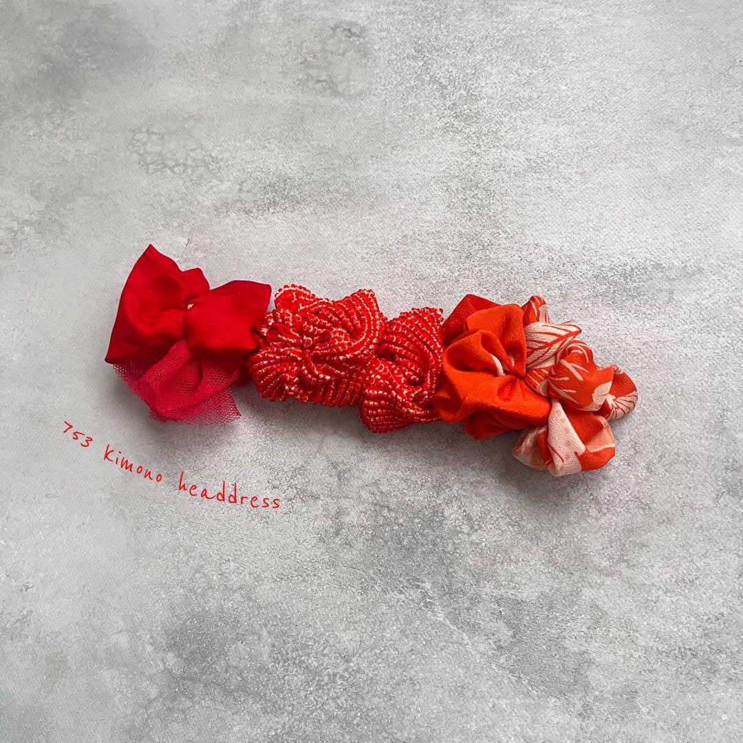《26-11》七五三 和装　髪飾り　ヘッドドレス　卒業式　ひな祭り