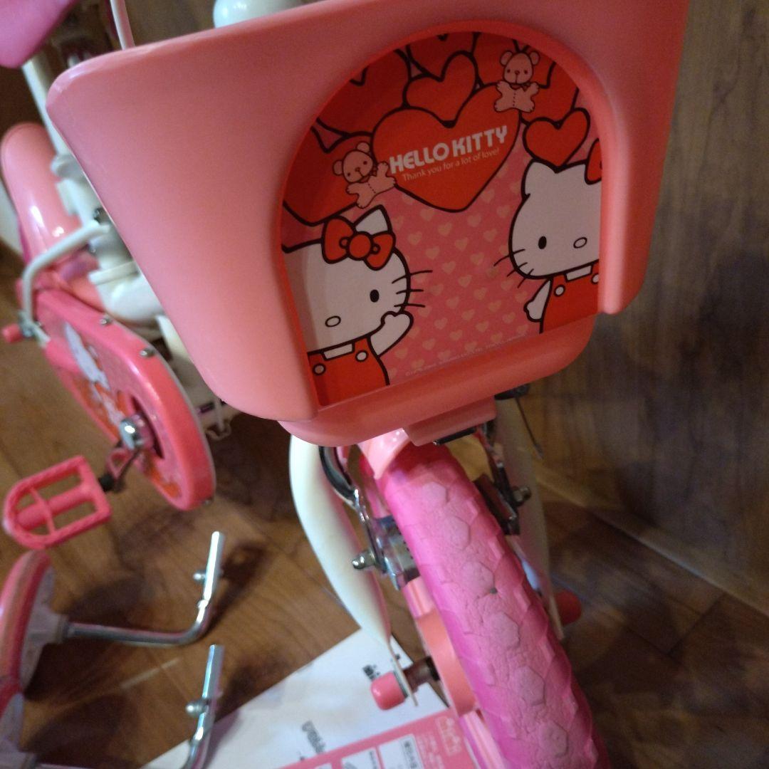キティちゃん 自転車12インチ 補助付き mimi自転車 - メルカリ