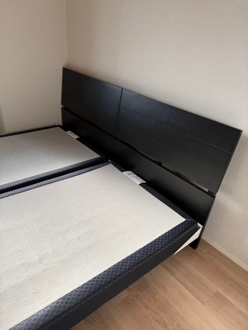 ☆引き取り専用☆REGALIA シングル ベッドフレーム セット 黒 大塚家具