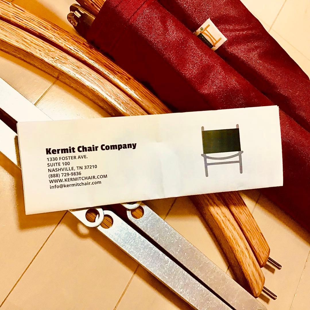 カーミットチェアー　新品未使用2脚セット※USAより直輸入 男のロマンが詰まったカーミットチェアがレザーカスタムで2脚同時入荷