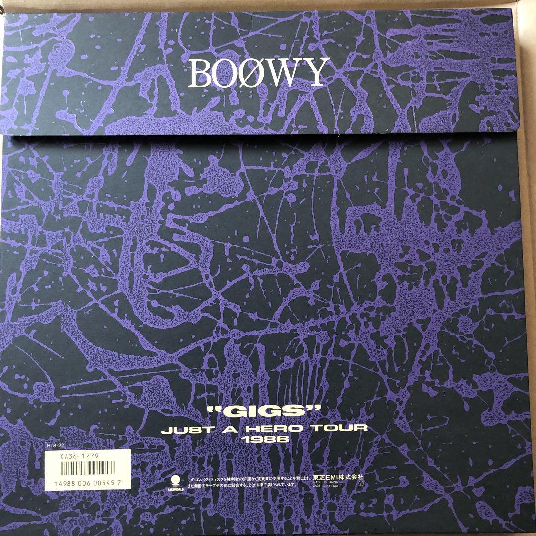 レア BOOWY GIGS JUST A HERO TOUR 1986 CD - メルカリ