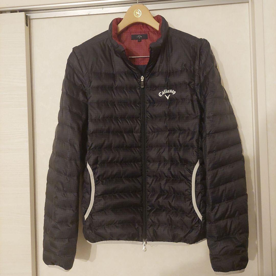 【Callaway　LL】 2wayダウンジャケット ネイビー 中古・古着通販】Callaway (キャロウェイ) 2wayダウンジャケット