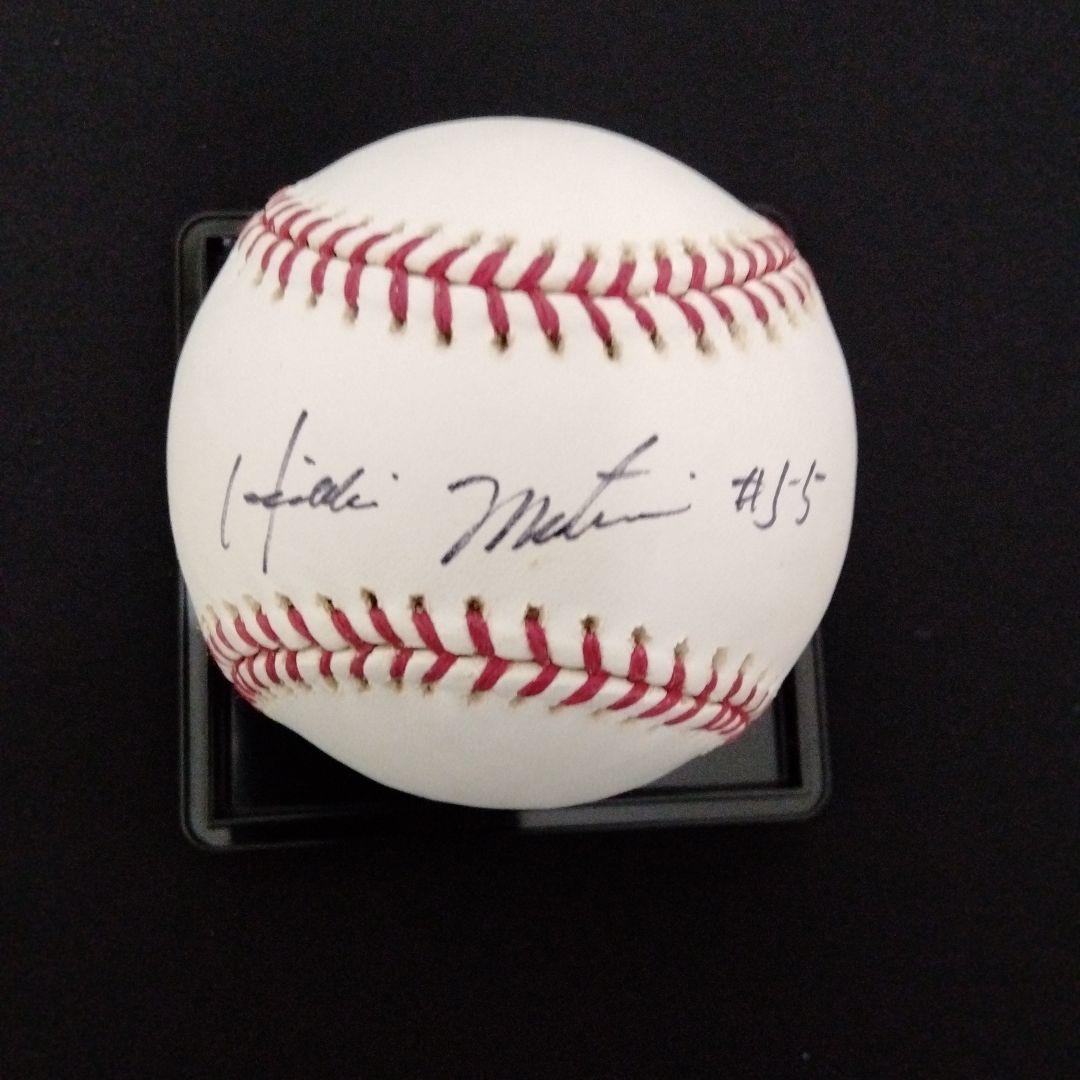 atsu 松井秀喜 メジャー時代の直筆サインボール MS】UDA松井秀喜03年日本語・英語直筆サインボール 55個限定版！ 検