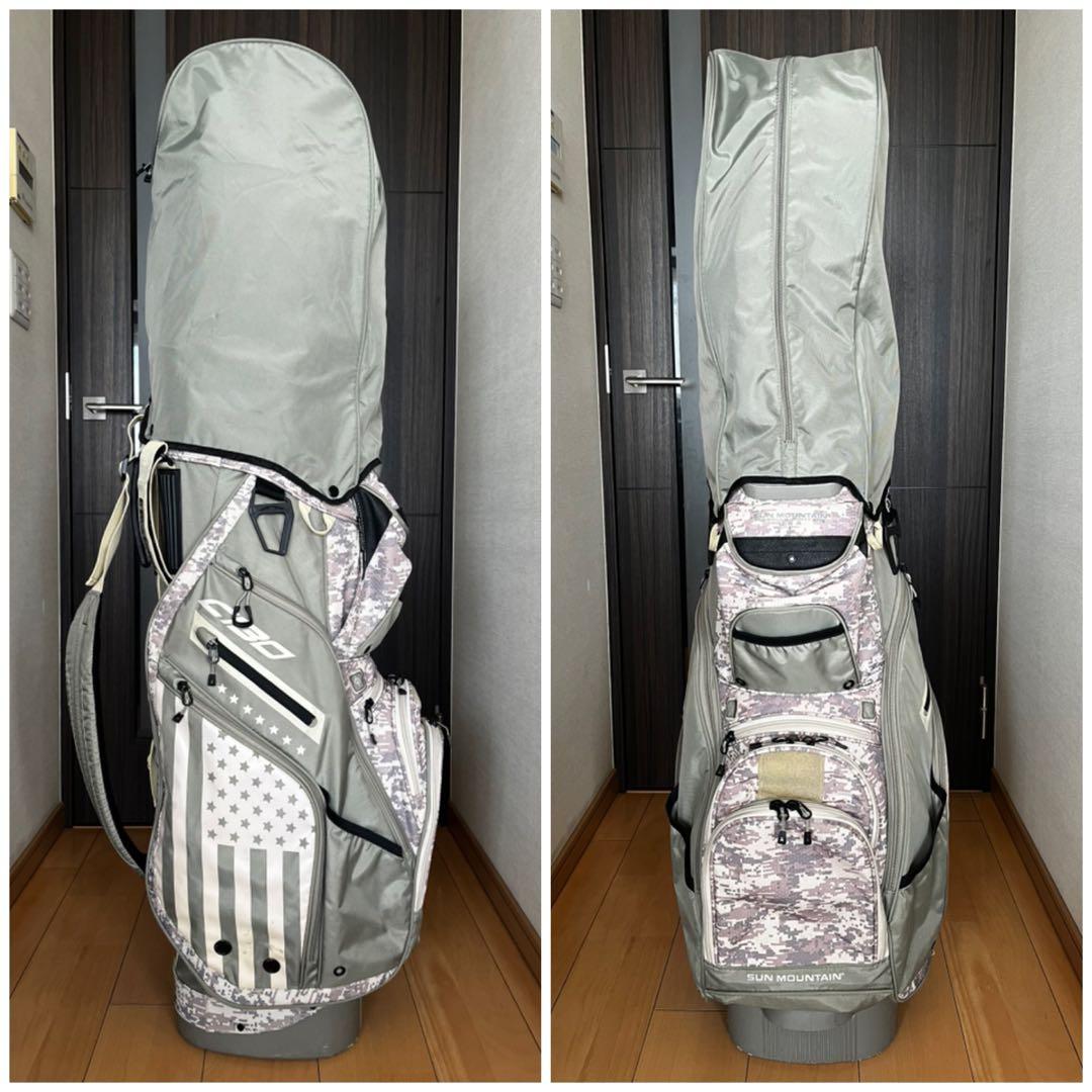 美品希少SUN MOUNTAIN C130 14分割 キャディバッグ カモフラ柄 - メルカリ