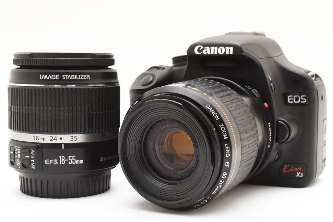 CANON EOS kiss x3 ダブルズームキット スマホ転送可能
