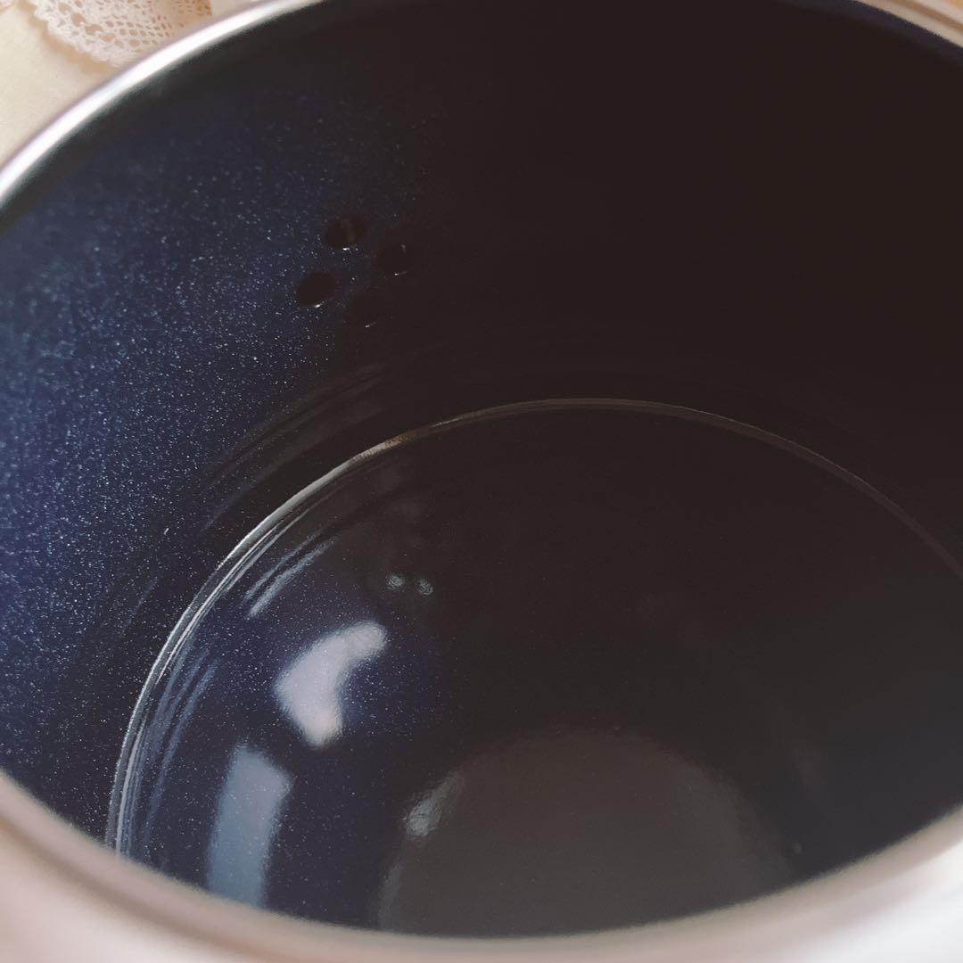 お値下げ♡イマンプリンセスローズホーローケトルマニーローズ薔薇