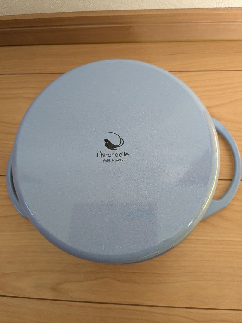 L'hirondelle （リロンデル）水色 両手鍋 22cm - メルカリ