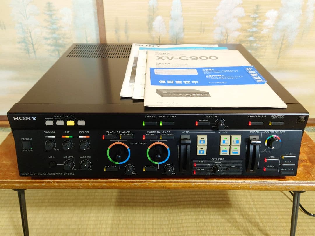 SONY XV-C900 ビデオマルチカラーコレクター 稼働品 Yahoo!オークション -「コレクターカラー」(家電、AV、カメラ) の落札