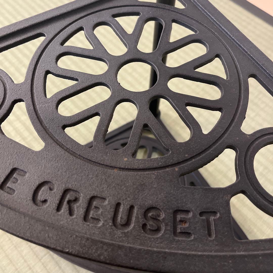 ルクルーゼ ポットスタンド 黒 マットブラック - メルカリ