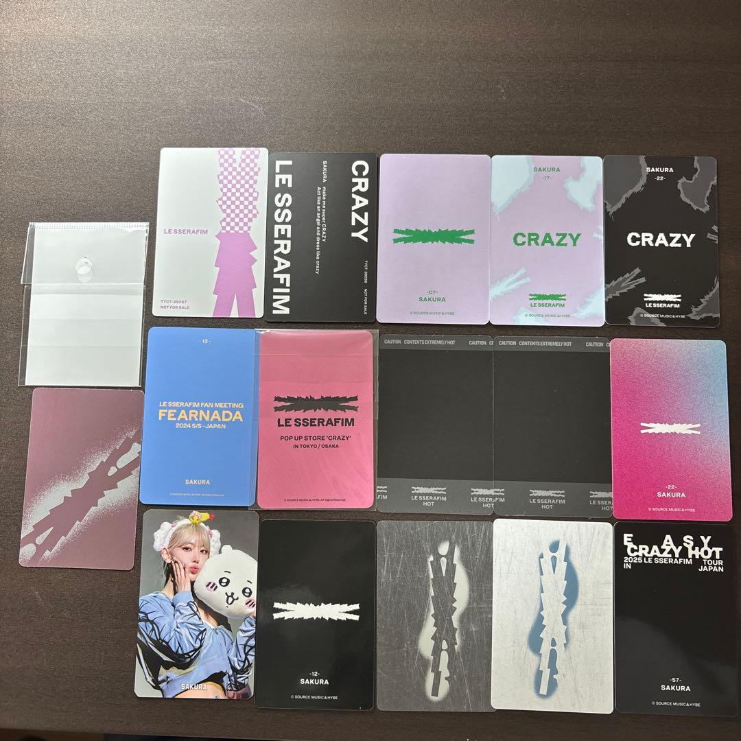 K-POP タレントカードセット 17枚 SAKURA - メルカリ