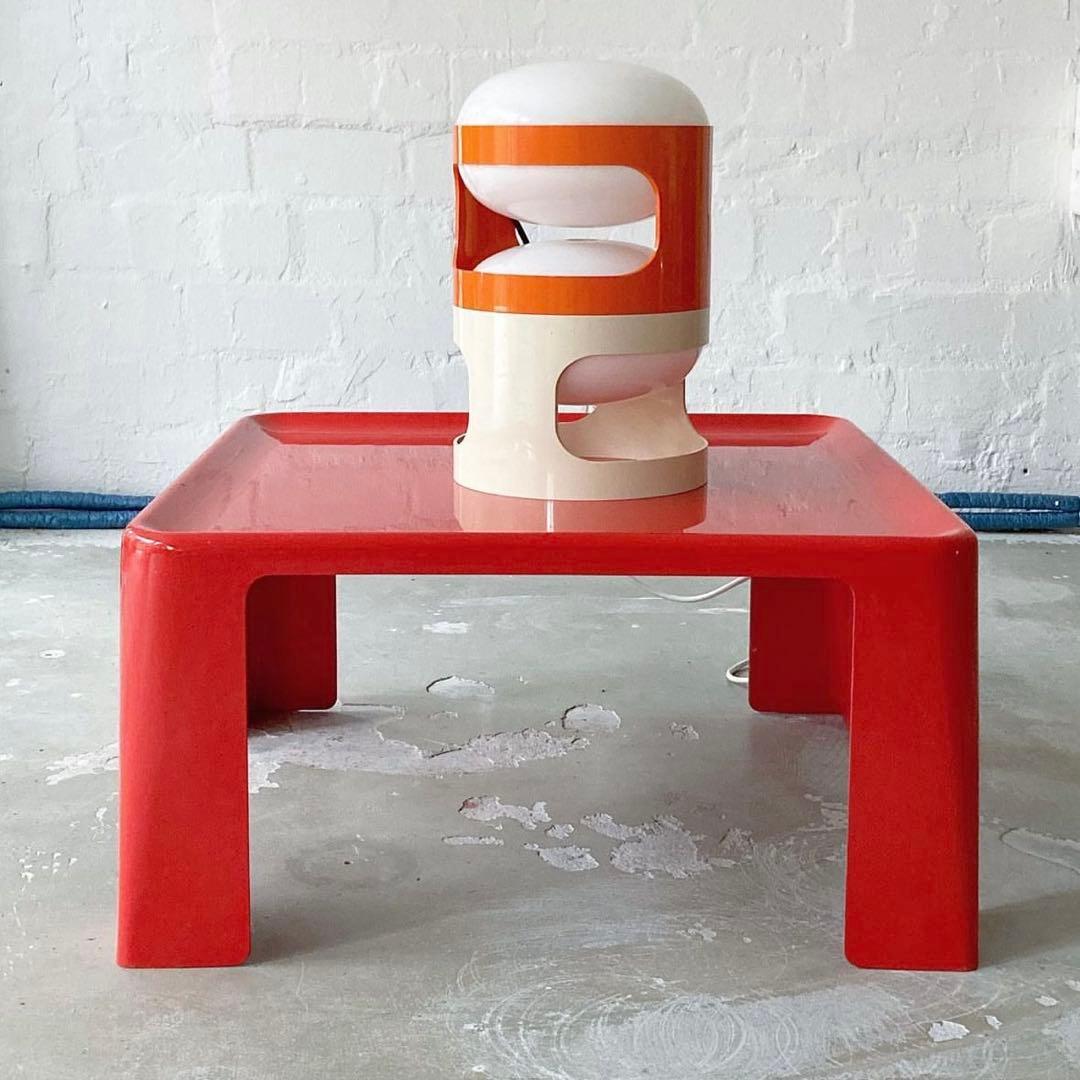 orange Amanta table Mario Bellini - メルカリ
