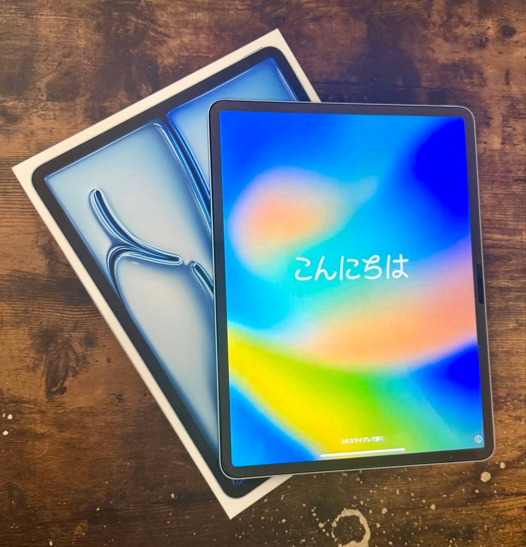 13インチiPadAir(M2)Wi-Fi128GBブルー【フィルム&ケース付】 - メルカリ